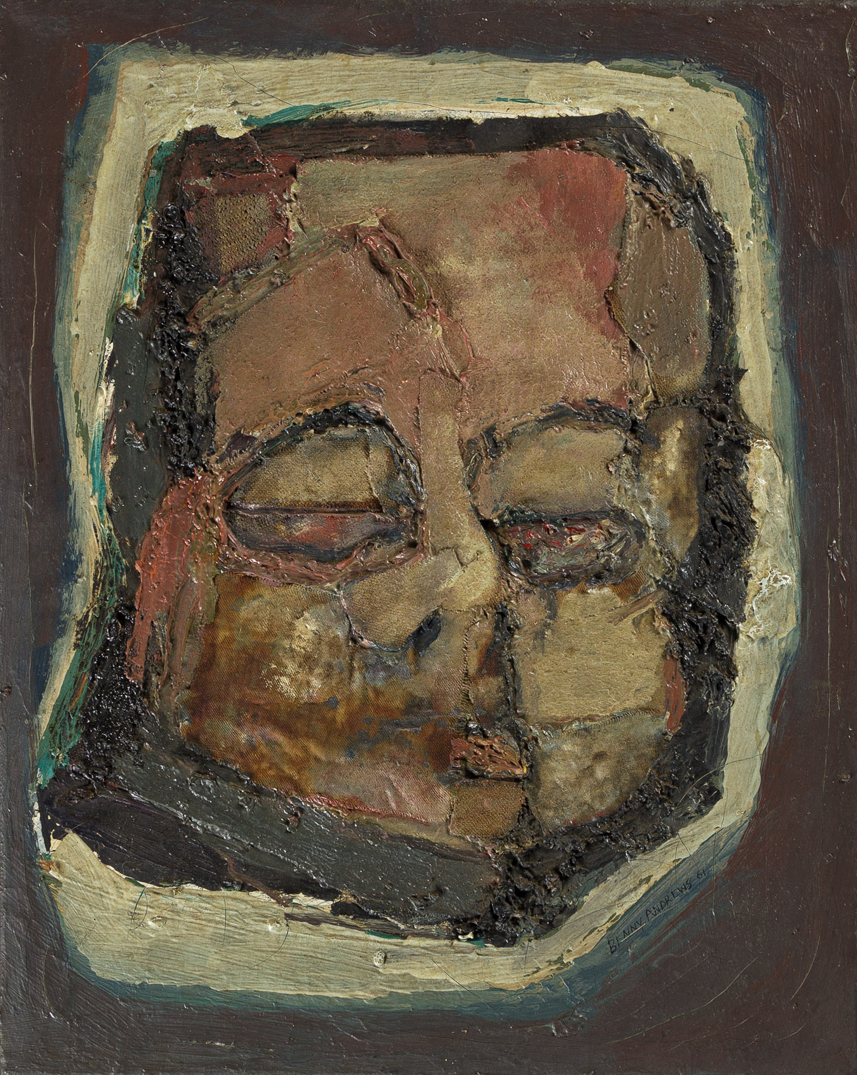 BENNY ANDREWS (1930 - 2006) Mask of a Life.